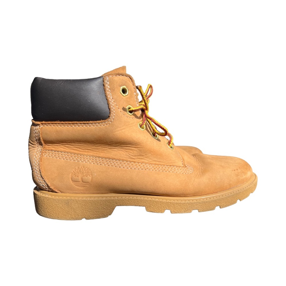Timberland Classic Tan Boots with Black Collar